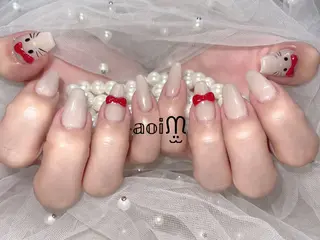 ネイル 葵うさぎ AIのネイルデザイン