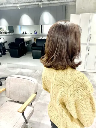 ミディアム カラー ルーチェヘアー 北摂エリアNo.1のヘアスタイル