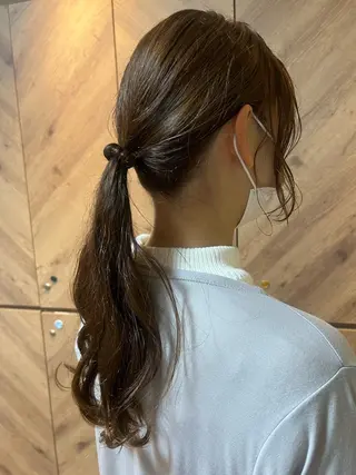ロング カラー ヘアアレンジ Topstylist YUKIのヘアスタイル