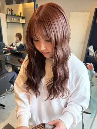 ロング カラー 透明カラー/レイヤー misaki °＊のヘアスタイル