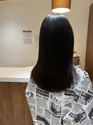 ミディアム 髪質改善✨酸性ストレ ート特化店Youjiのヘアスタイル
