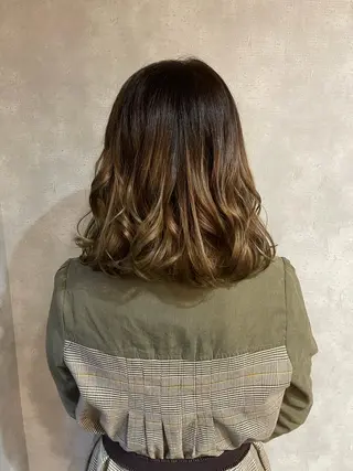 ミディアム 栗本 博史のヘアスタイル