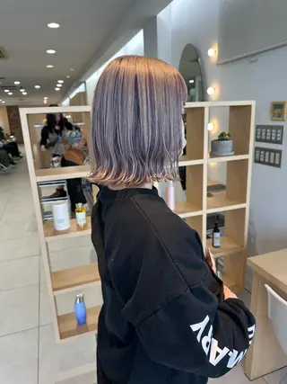 ショート カラー 山下恋佳/矢場町/ ブリーチ/ショートのヘアスタイル