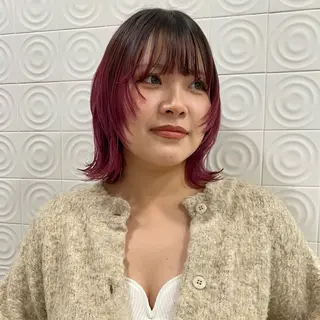 ミディアム 木村 夢のヘアスタイル