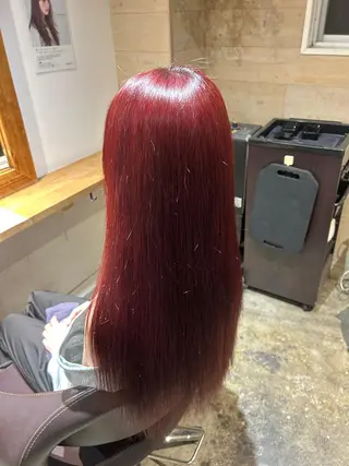 カラー レイヤーカット/ 縮毛矯正🇰🇷早坂のヘアスタイル