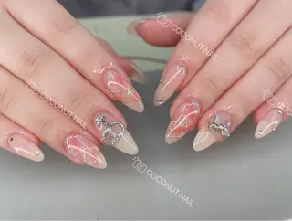 ネイル 神田 ココナッツのネイルデザイン