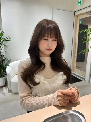 ロング カラー 森山 真衣香のヘアスタイル