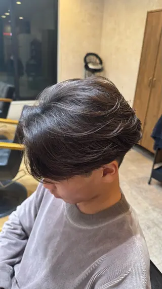 パーマ メンズ 松ヶ迫 珠里のヘアスタイル