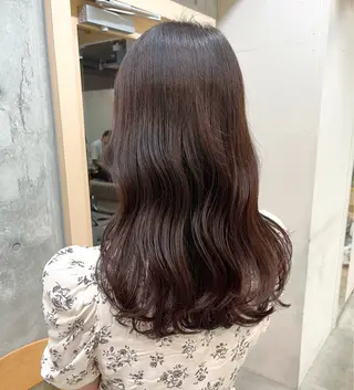 セミロング カラー アイブロウモデル 募集中🍒/北爪まゆのヘアスタイル