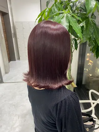 ミディアム カラー パーマ ヘアアレンジ メンズ 🤍透明感カラー🤍 似合わせ🤍AINEのヘアスタイル
