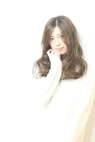 ロング カラー 原木 康臣のヘアスタイル