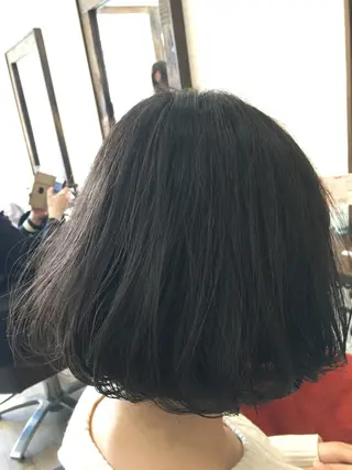 ミディアム 松本 亮のヘアスタイル