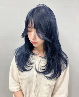 ミディアム カラー 韓国ヘア 店長NEGIのヘアスタイル