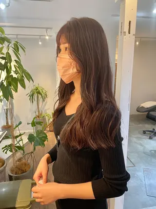 ロング カラー 高橋 愛美のヘアスタイル