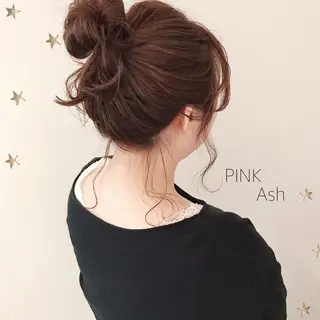 ミディアム カラー 市川 千夏のヘアスタイル
