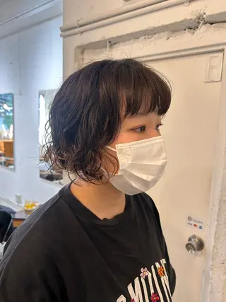 ショート パーマ ＊UNU＊ RICOのヘアスタイル