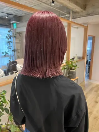 セミロング カラー なぎ ㅤのヘアスタイル