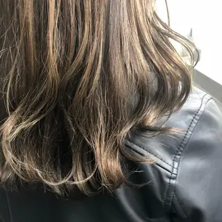 ミディアム カラー マツエク・マツパ 横浜Bob美容師🤎 ERINAのヘアスタイル