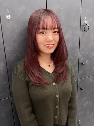 ロング カラー Ｖｉｏｔ  銀座 樋口 桃佳のヘアスタイル