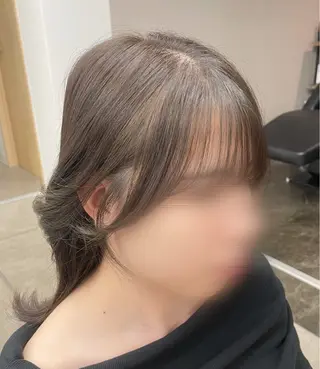 ミディアム カラー luna ayane ／透明感カラーのヘアスタイル