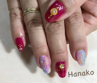 ネイル お絵描きネイル Hanakoのネイルデザイン