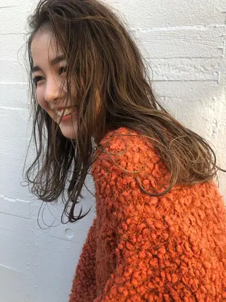 セミロング カラー “ミニモ最高評価獲得 “代表"Kohei"のヘアスタイル