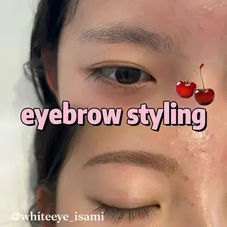 アイブロウ WHITE EYE 堺東/勇　のどかのマツエク・マツパデザイン