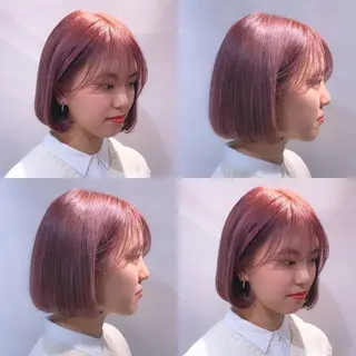 ショート カラー ヘアアレンジ 柔らか垢抜けｶﾗｰと ｶｯﾄ🫧ASUKAのヘアスタイル