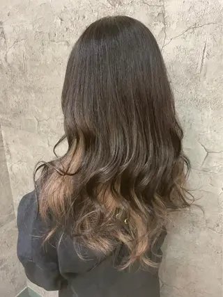 ロング カラー 近藤 龍青のヘアスタイル