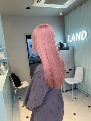 ロング カラー ヘアアレンジ えびけん/色落ちまで 可愛い♥️のヘアスタイル