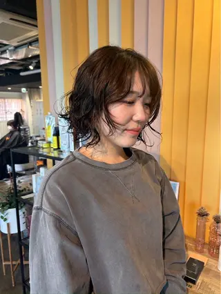 パーマ くまざき　なな /メンズモデル募集のヘアスタイル