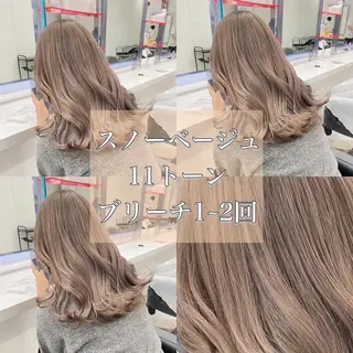 セミロング トレンドモテカラー 🩷色落ちまで可愛くのヘアスタイル