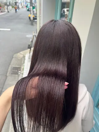 ロング カラー ツヤカラー🫧Sae ネイルモデル募集中のヘアスタイル