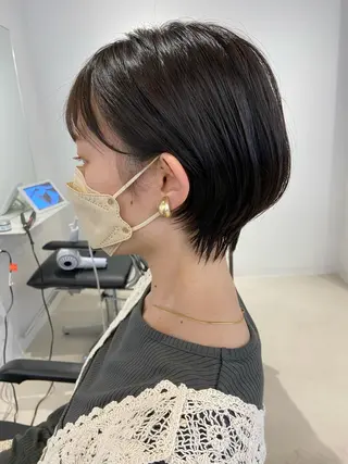 ショート 髪質改善カラー✨質感 ショート✨石山航のヘアスタイル