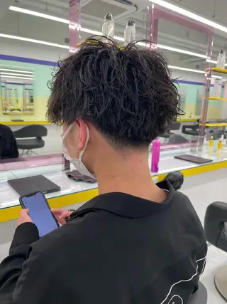 パーマ メンズ 横浜メンズパーマ🔥 大野賢人のヘアスタイル
