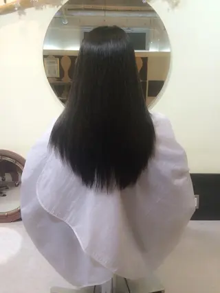 ロング カラー 河原 卓司のヘアスタイル