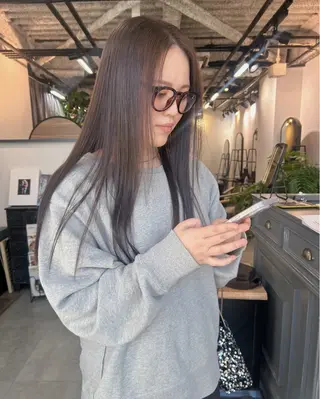 ロング 木村 陽菜のヘアスタイル