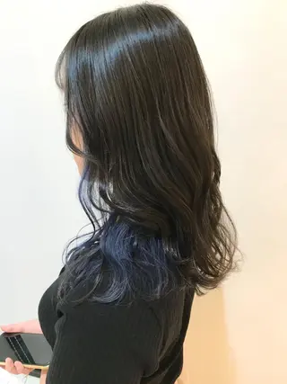 ミディアム カラー ヘアアレンジ 佐藤 魁人のヘアスタイル