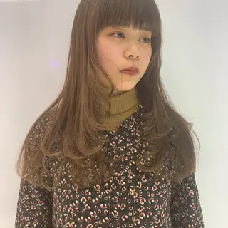 セミロング カラー レイヤー/ブリーチ HIKARU ♡のヘアスタイル