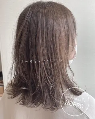 セミロング カラー NOPPO 和泉市 美容室/奥村 飛鳥のヘアスタイル