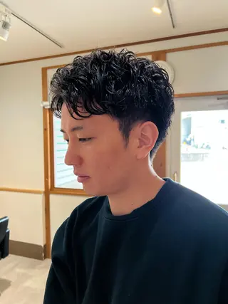 メンズ 茅ヶ崎/ショートボブ /ハイトーン/片野のヘアスタイル