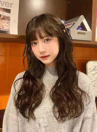 ヘアアレンジ 🍑透明感艶カラー 🍑/momoのヘアスタイル