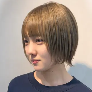 ショート カラー 岡安優太 顔まわり似合せが得意のヘアスタイル