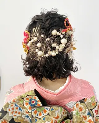ショート カラー ヘアアレンジ ひなの .のその他イメージ