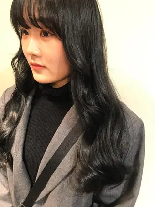 ロング カラー 烏丸韓国ヘア🇰🇷 ayaka🎀のヘアスタイル