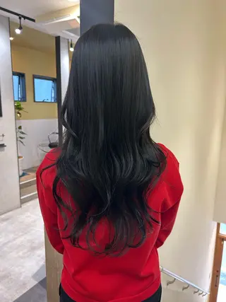 ロング カラー hub hair レイヤー/透明感のヘアスタイル