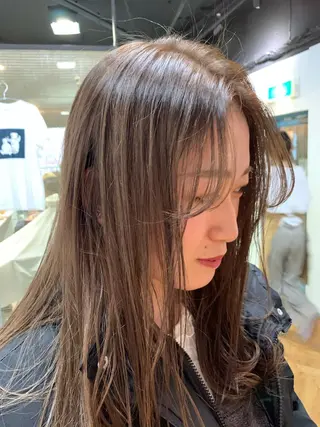 ロング カラー 怪我のため6月末 復帰予定田中瑞希🍃のヘアスタイル