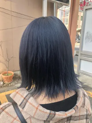 カラー ダブルスキルエクステ /羽エクステ白石宇由のヘアスタイル