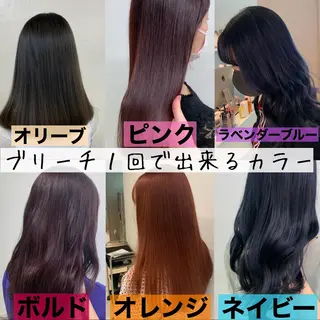 ミディアム カラー NANAMI🩵 大人可愛い韓国ヘアのヘアスタイル