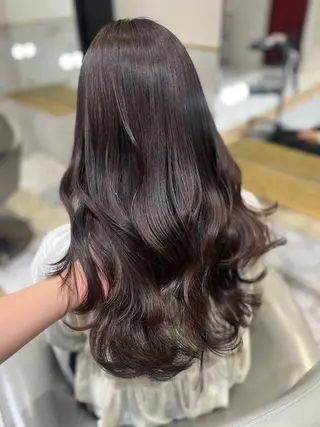 ロング カラー 栄/透明感ツヤカラー /Kahoのヘアスタイル